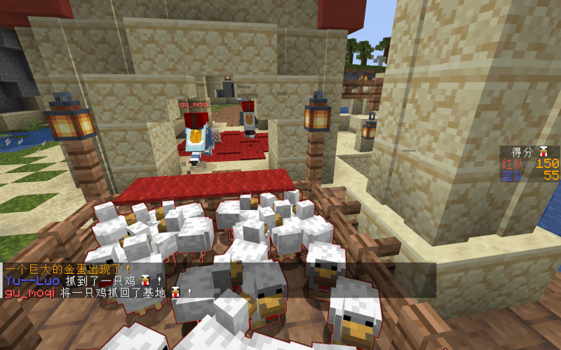 我为鸡狂，地图多人联机推荐-方块工坊
