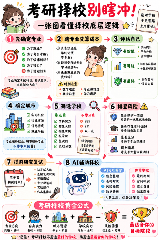 考研择校不是选最好的学校，而是选最适合自己的学校-考研栈